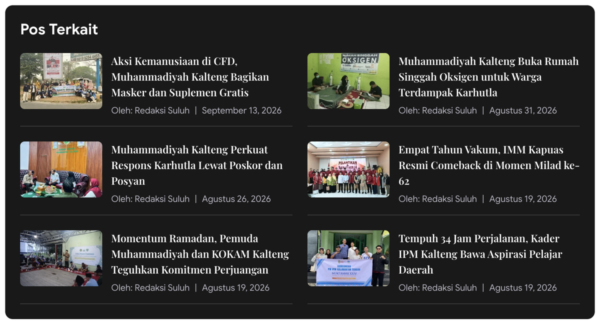 pos terkait generatepress dengan gambar dan nama penulis